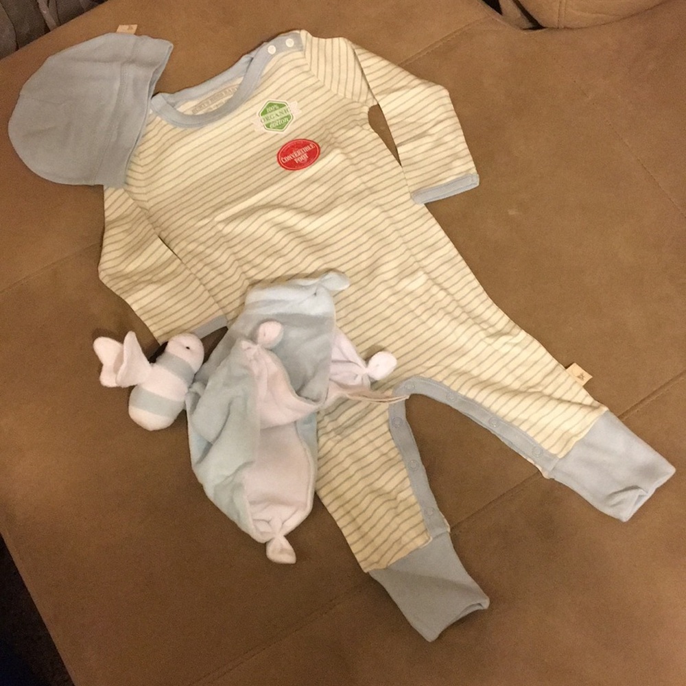 Burt’s bees baby boy set new tags 6-9 months